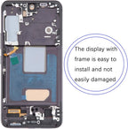 Samsung Galaxy S22 OLED Display Assembly with Frame Replacement Screen Touch Digitizer Premium Quality Repair Part