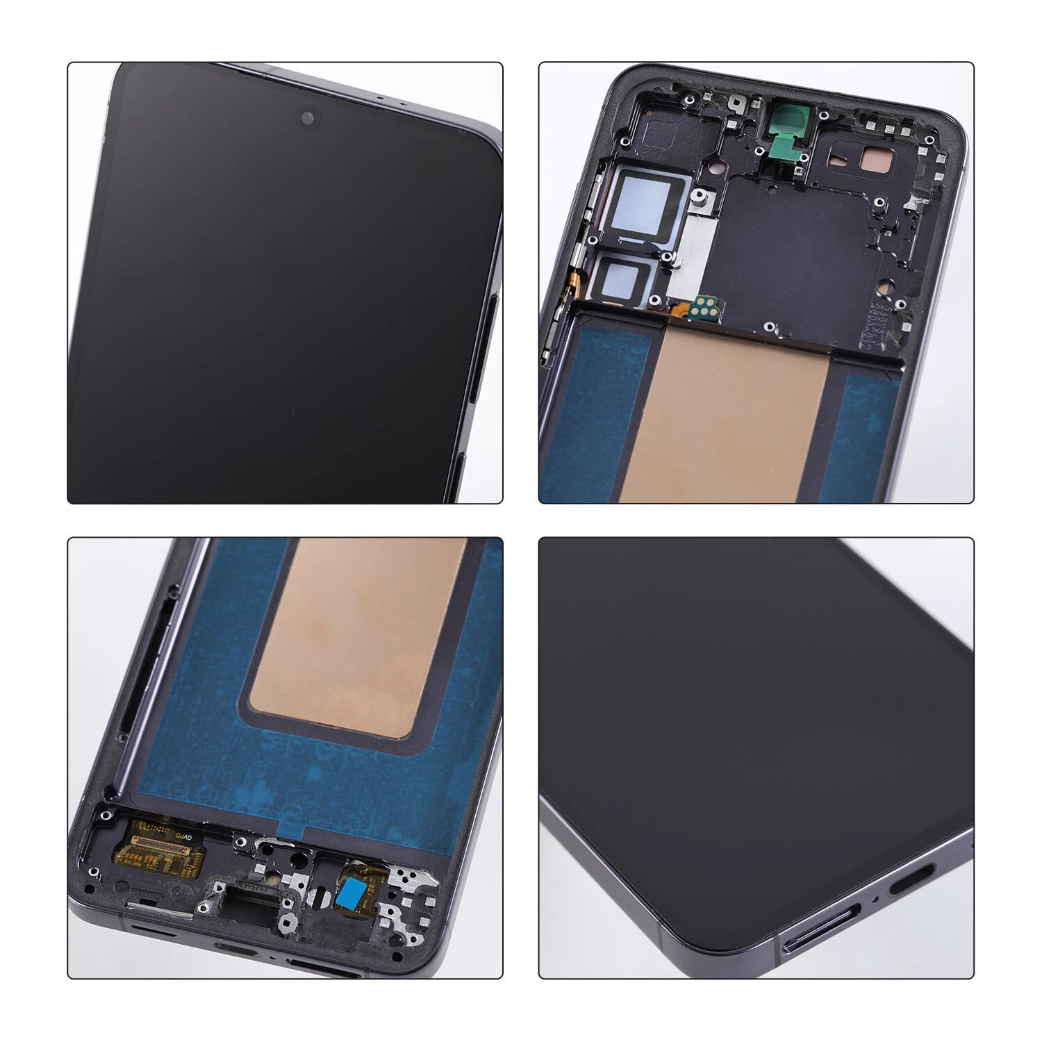 Samsung Galaxy S24 Plus OLED Screen Assembly with Frame Complete Display Replacement Touch Digitizer Module OEM Grade Repair Solution