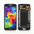 Original Samsung Galaxy S5 G900 Full Display Assembly with Frame AMOLED Screen Replacement Touch Digitizer OEM Quality Repair Component