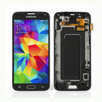 Original Samsung Galaxy S5 G900 Full Display Assembly with Frame AMOLED Screen Replacement Touch Digitizer OEM Quality Repair Component