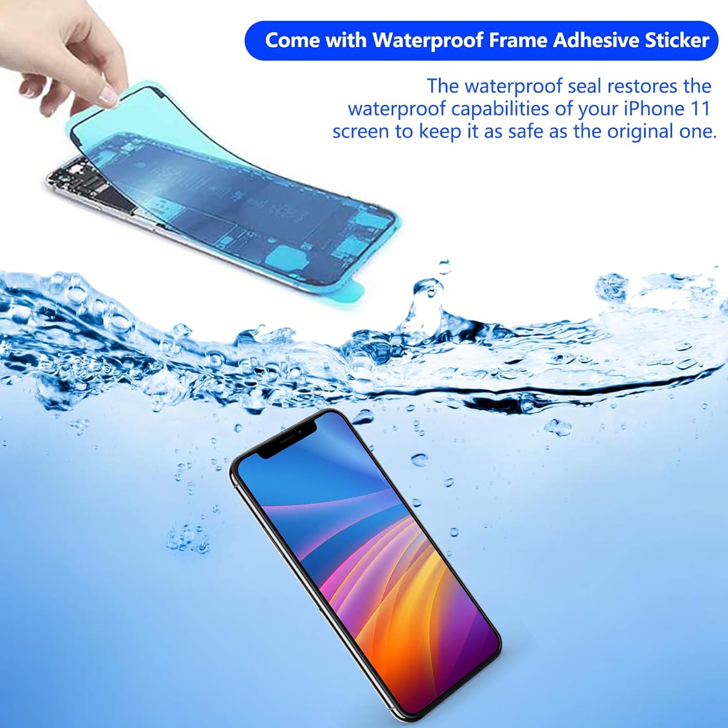 For iPhone 11/XR  LCD Screen Replacement (In-Cell)