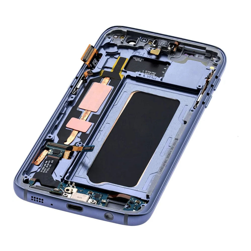 Original Samsung Galaxy S7 G930 AMOLED Display Assembly with Frame Complete Screen Touch Digitizer Replacement Factory Quality Repair Part