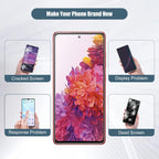 Original Samsung Galaxy S20 FE 5G AMOLED Screen Assembly with Frame Integrated Display Replacement Touch Digitizer Premium OEM Repair Solution