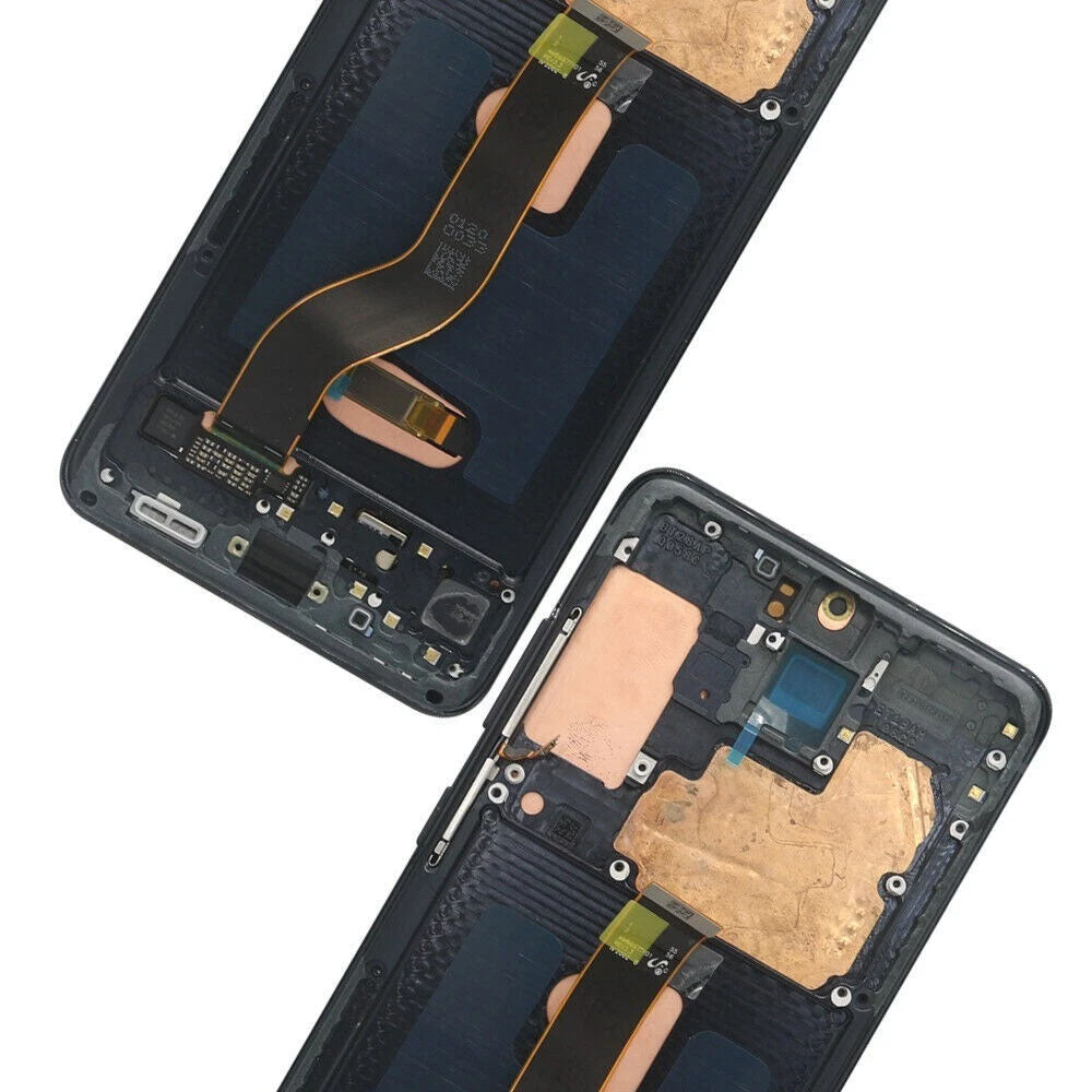 Original Samsung Galaxy S20 Plus G986 AMOLED Full Screen Assembly with Frame Integrated Display Replacement Touch Digitizer High Quality OEM Repair Component