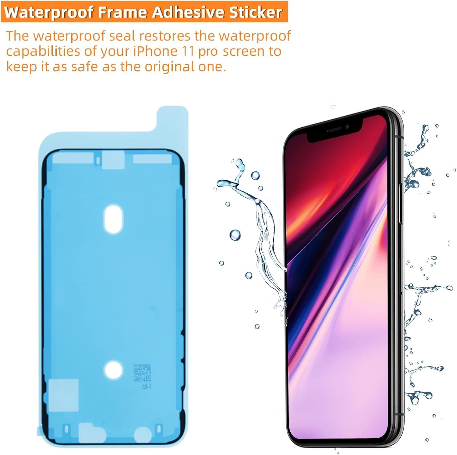 For iPhone 11 Pro LCD Screen Replacement (In-Cell, IC Replacement)