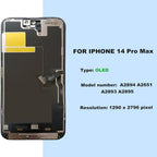 OLED Flexible Display Screen Replacement for iPhone 14 Pro Max (Soft OLED | COG | Movable IC)