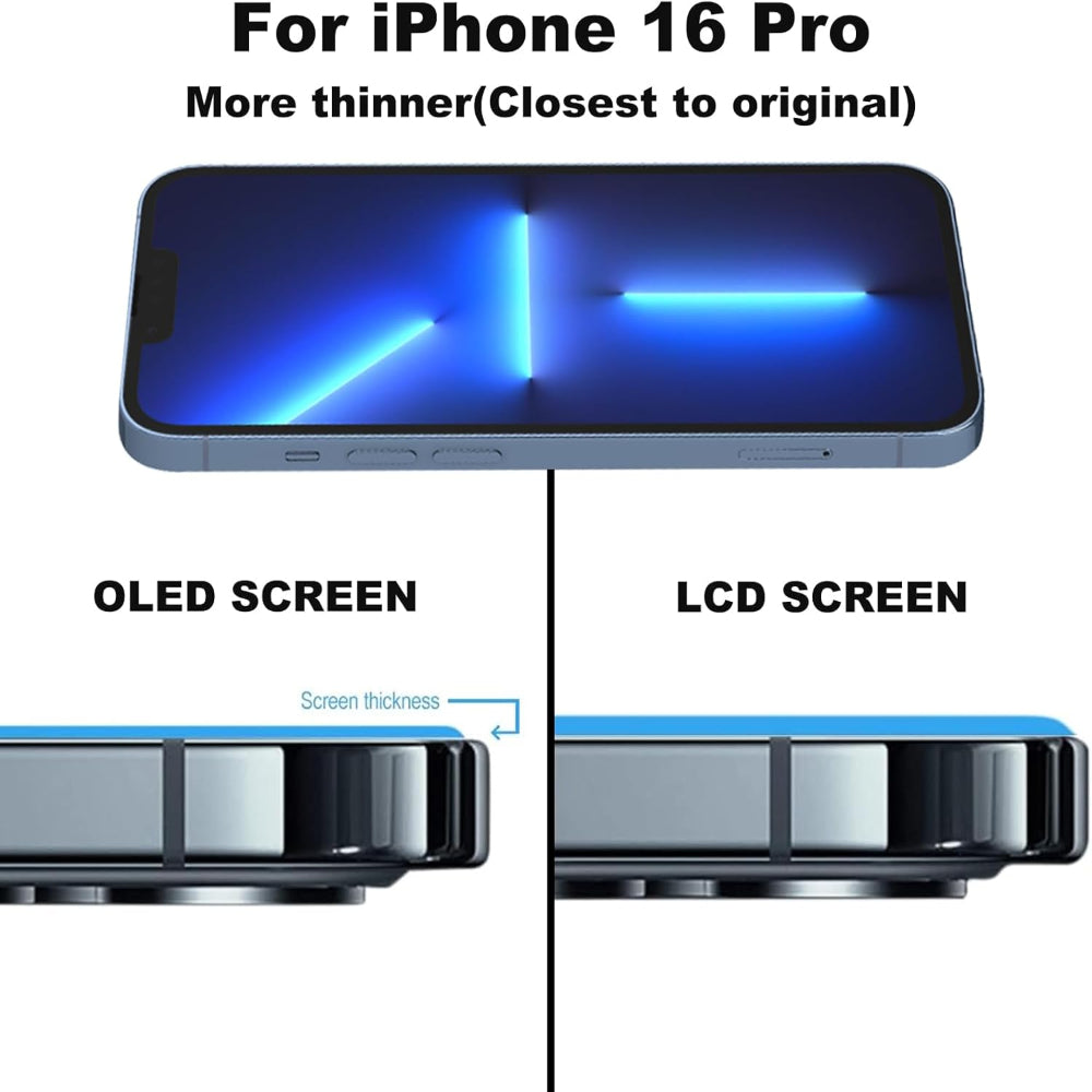 OLED Flexible Display Screen Replacement for iPhone 16 Pro (Soft OLED | COG | Movable IC)