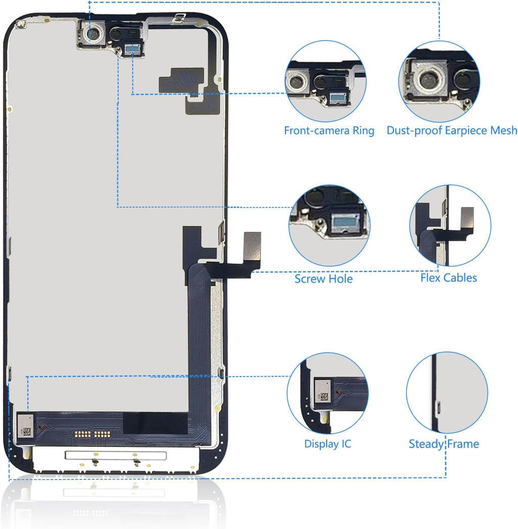 For iPhone 16 Plus LCD Screen Replacement (In-Cell)