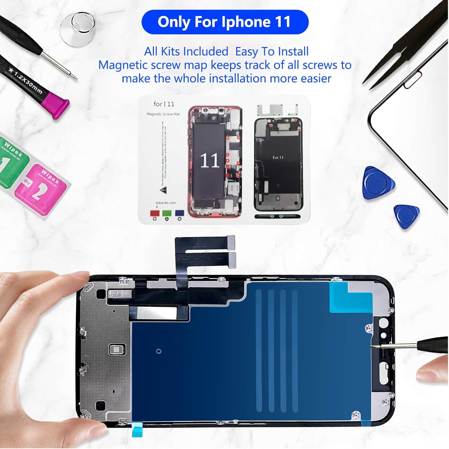 For iPhone 11/XR  LCD Screen Replacement (In-Cell)