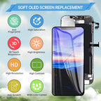 OLED Flexible Display Screen Replacement for iPhone 12 Pro Max (Soft OLED | Movable IC)