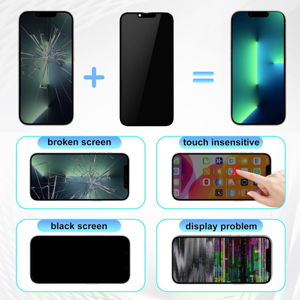 OLED Flexible Display Screen Replacement for iPhone 13 Pro (Soft OLED | Movable IC)