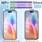 OLED Flexible Display Screen Replacement for iPhone 16 Pro Max (Soft OLED | COG | Movable IC)