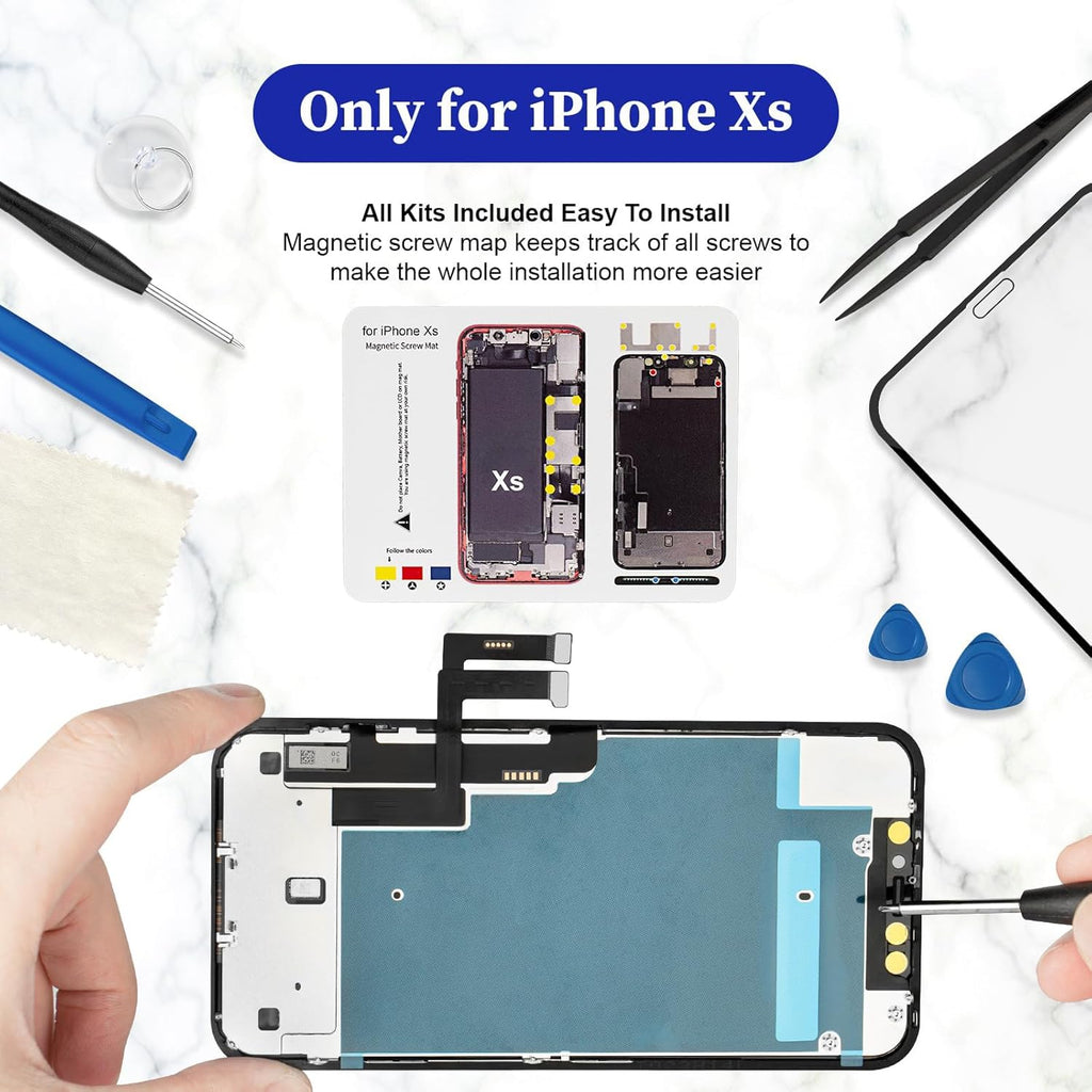 For iPhone X/XS LCD Screen Replacement (In-Cell)