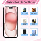 OLED Flexible Display Screen Replacement for iPhone 15 (Soft OLED | COG | Movable IC)