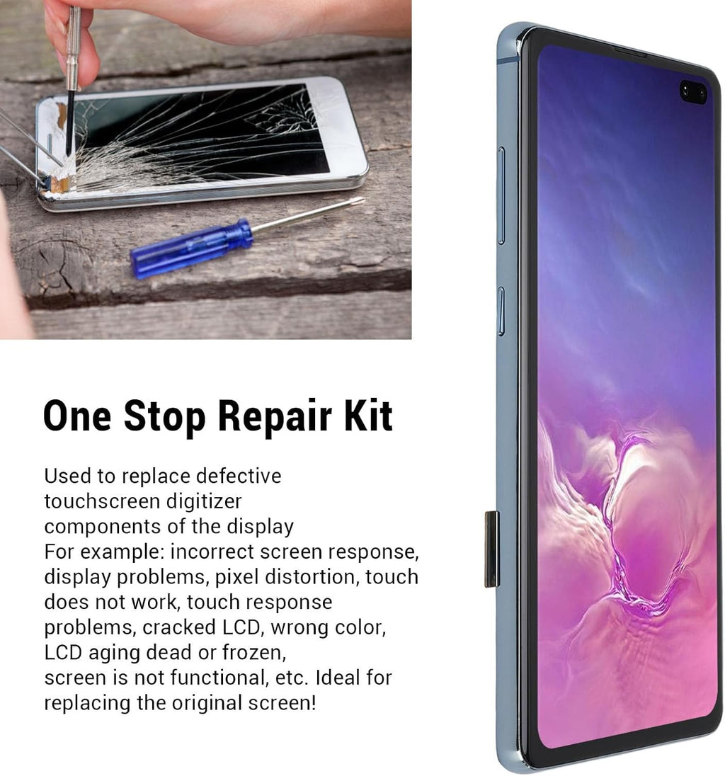 Samsung Galaxy S10 Plus OLED Screen Replacement – Soft Flexible Display Assembly (G975)