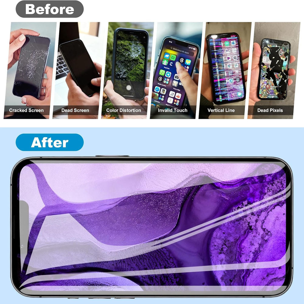 OLED Flexible Display Screen Replacement for iPhone 14 Plus (Soft OLED | COG | Movable IC)