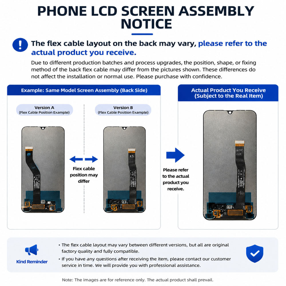 Xiaomi POCO X6 Pro / Redmi K70e Universal OLED Frameless Screen Assembly