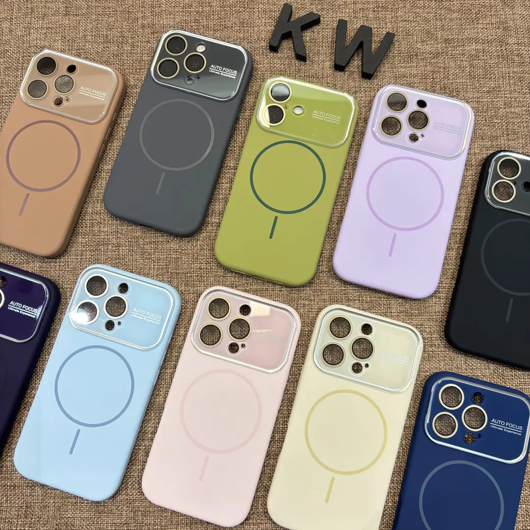 Matte Anti-Fingerprint iPhone Case – Dust-Resistant, Magnetic Slim Fit (MagSafe Compatible)